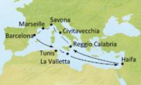 Z Civitavecchia Do Izraele A Zpět Na Costa Celebration – 286285467